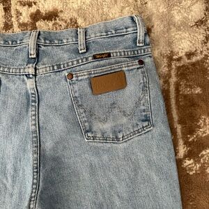 Straight leg wranglers